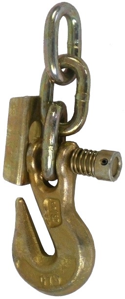 GRIJPHAAK MET VEERSLOT voor ketting of touw